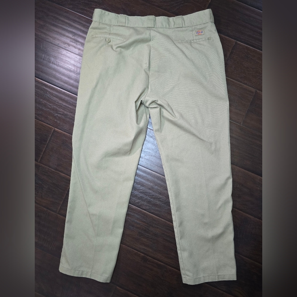 Dickies Mens 874 Original Fit Khaki 42x32 Pants - Picture 8 of 9
